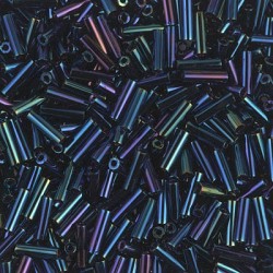 Bugles #2 - 6 x 1,7 mm Metallic Blue Iris 452 Bugles #2 - 6 x 1,7 mm Metallic Blue Iris 452