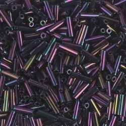 Bugles #2 - 6 x 1,7 mm Metallic Purple Iris 454 Bugles #2 - 6 x 1,7 mm Metallic Purple Iris 454
