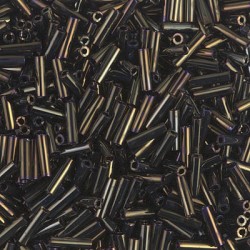 Bugles #2 - 6 x 1,7 mm Metallic Brown Iris 458 Bugles #2 - 6 x 1,7 mm Metallic Brown Iris 458