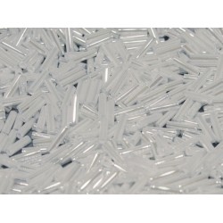 Bugles #2 - 6 x 1,7 mm White Pearl Ceylon 420 Bugles #2 - 6 x 1,7 mm White Pearl Ceylon 420
