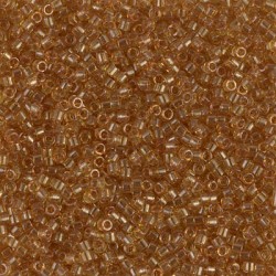 DELICA ROUND 11/0 (1,6mm), DB-118 Transparent Saffron  Luster AB DELICA ROUND 11/0 (1,6mm), DB-118 Transparent Saffron  Luster AB