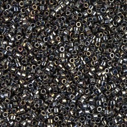 DELICA ROUND 11/0 (1,6mm), DB-26 Metallic Black Luster DELICA ROUND 11/0 (1,6mm), DB-26 Metallic Black Luster