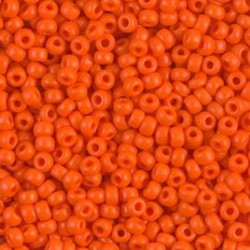 ROUND ROCAILLE 6/0 Opaque Orange 406 8,5g ROUND ROCAILLE 6/0 Opaque Orange 406 8,5g