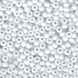 ROUND ROCAILLE 6/0 Opaque White 402 8,5g ROUND ROCAILLE 6/0 Opaque White 402 8,5g