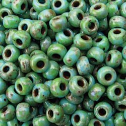 ROUND ROCAILLE 6/0 PICASSO SEAFOAM GREEN OPAQUE 4514 8,5g ROUND ROCAILLE 6/0 PICASSO SEAFOAM GREEN OPAQUE 4514 8,5g