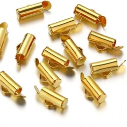 Brass Sliding Terminal 15x4mm Gold Colour Brass Sliding Terminal 15x4mm Gold Colour