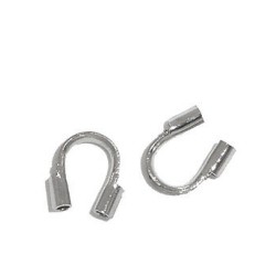 WIRE PROTECTOR - Brass Rhodium Plated WIRE PROTECTOR - Brass Rhodium Plated