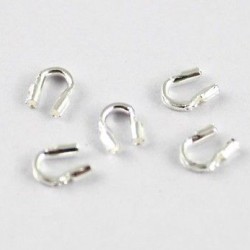 WIRE PROTECTOR - Brass Silver Plated WIRE PROTECTOR - Brass Silver Plated