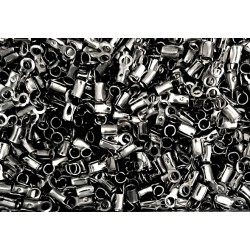 BRASS FOLD OVER END 2.5X7mm Gunmetal BRASS FOLD OVER END 2.5X7mm Gunmetal