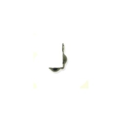 BRASS BEAD TIP ( CALOTTE ) 4mm Gun Metal BRASS BEAD TIP ( CALOTTE ) 4mm Gun Metal