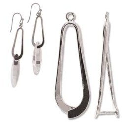34MM ADD A BEAD COMPONENT SILVER PLT PINCHABLE 34MM ADD A BEAD COMPONENT SILVER PLT PINCHABLE