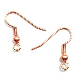 EARRING HOOKS Rose Gold Colour EARRING HOOKS Rose Gold Colour