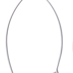 EARRING HOOKS 32x22mm Stainless Steel II EARRING HOOKS 32x22mm Stainless Steel II