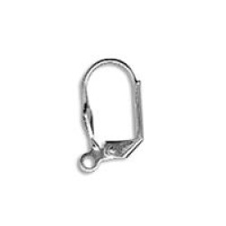 EARRING HOOK Lever Back Clips - Rhodium Plated EARRING HOOK Lever Back Clips - Rhodium Plated