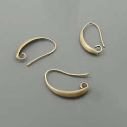 EARRING HOOKS Brass Antiqued EARRING HOOKS Brass Antiqued