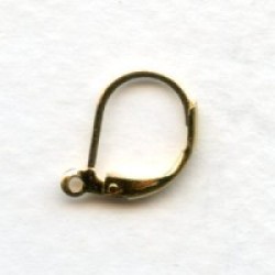 EARRING HOOK Lever Back Clips - Brass Antique EARRING HOOK Lever Back Clips - Brass Antique