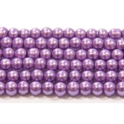 GLASS PEARLS Lilac 4 mm 50 g