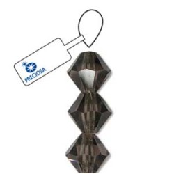 M.C. BICONE 4MM BKD DMND- 31 BDS\ST M.C. BICONE 4MM BKD DMND- 31 BDS\ST