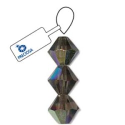 M.C. BICONE 4MM BKD DMND AB - 31 BDS\ST M.C. BICONE 4MM BKD DMND AB - 31 BDS\ST
