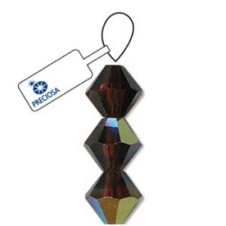 M.C. BICONE 4MM SMOKED TOPAZ AB- 31 BDS\ST M.C. BICONE 4MM SMOKED TOPAZ AB- 31 BDS\ST