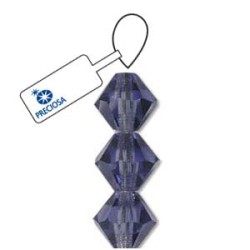 M.C. BICONE 4MM TANZANITE- 31 BDS\ST M.C. BICONE 4MM TANZANITE- 31 BDS\ST