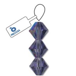 M.C. BICONE 4MM TANZANITE AB- 31 BDS\ST M.C. BICONE 4MM TANZANITE AB- 31 BDS\ST