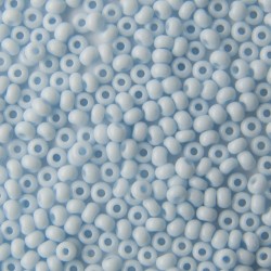 ROUND ROCAILLES  11/0  Light Blue Pastel 03132