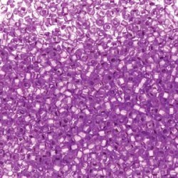 ROUND ROCAILLES  11/0  Silverline VIOLET 18228 -50 gr. ROUND ROCAILLES  11/0  Silverline VIOLET 18228 -50 gr.