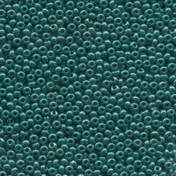 ROUND ROCAILLES  11/0 Opaque Luster Green 58240- 50 gr ROUND ROCAILLES  11/0 Opaque Luster Green 58240- 50 gr
