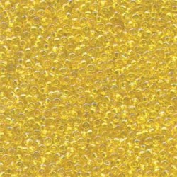 ROUND ROCAILLES  6/0 Transparent Yellow AB 81010 - 50gr ROUND ROCAILLES  6/0 Transparent Yellow AB 81010 - 50gr