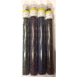 ROUND ROCAILLES 11/0 Set Iris 4 colours 80gr ROUND ROCAILLES 11/0 Set Iris 4 colours 80gr