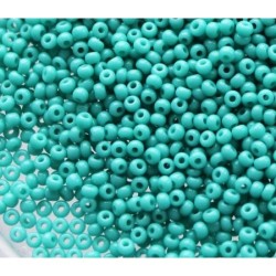 ROUND ROCAILLES 8/0 Opaque Turquoise 63130 ROUND ROCAILLES 8/0 Opaque Turquoise 63130