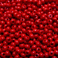 Кръгли 8/0 -червено опак 93190