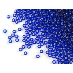 ROUND ROCAILLES  11/0 Silverline Blue 37080 ROUND ROCAILLES  11/0 Silverline Blue 37080