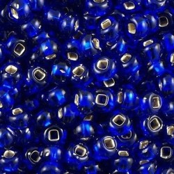 ROUND ROCAILLES  8/0 Blue Silverline 37100 ROUND ROCAILLES  8/0 Blue Silverline 37100