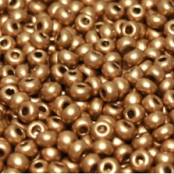 ROUND ROCAILLES gold colour matted 01710- 11/0 ROUND ROCAILLES gold colour matted 01710- 11/0