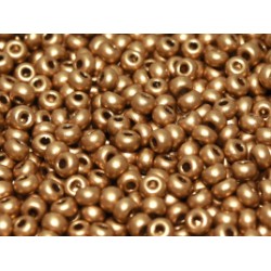 ROUND ROCAILLES gold colour matted 01710- 11/0 ROUND ROCAILLES gold colour matted 01710- 11/0