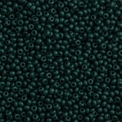 ROUND ROCAILLES  11/0 Opaque Dark Green 53270- 50gr. ROUND ROCAILLES  11/0 Opaque Dark Green 53270- 50gr.