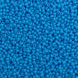 Кръгли 11/0 светло сини опак 63020