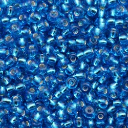 Кръгли 6/0  тюркоаз сребърен отвор 67150 - 50гр.