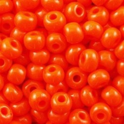 ROUND ROCAILLES  6/0 orange 93140- 50gr ROUND ROCAILLES  6/0 orange 93140- 50gr