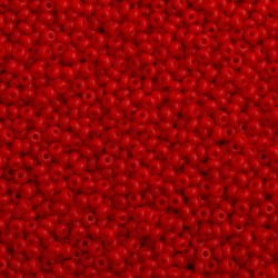 ROUND ROCAILLES 8/0 opaque red 93170 ROUND ROCAILLES 8/0 opaque red 93170