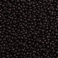 ROUND ROCAILLES 8/0 opaque dark brown 13780 ROUND ROCAILLES 8/0 opaque dark brown 13780