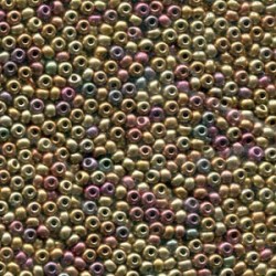 ROUND ROCAILLES  6/0 IRIS GOLD 01620 - 50gr ROUND ROCAILLES  6/0 IRIS GOLD 01620 - 50gr