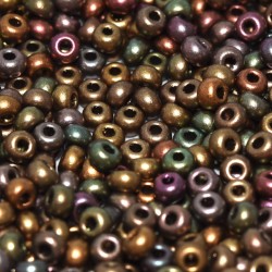 ROUND ROCAILLES  6/0 IRIS GOLD 01640 - 50gr ROUND ROCAILLES  6/0 IRIS GOLD 01640 - 50gr