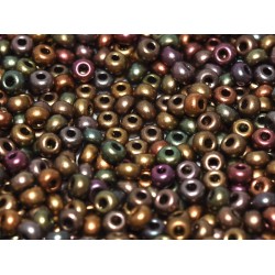 ROUND ROCAILLES  6/0 IRIS GOLD 01640 - 50gr ROUND ROCAILLES  6/0 IRIS GOLD 01640 - 50gr