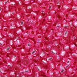 Кръгли розово сребърен отвор 08225- 11/0 - 50гр.