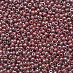 Кръгли 11/0 бордо опак лустер 18600