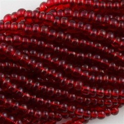 ROUND ROCAILLES  11/0  Transparent Red 90090 ROUND ROCAILLES  11/0  Transparent Red 90090