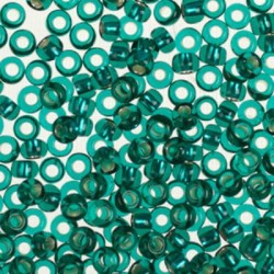 ROUND ROCAILLES  11/0 Emerald Silverline  57710 ROUND ROCAILLES  11/0 Emerald Silverline  57710